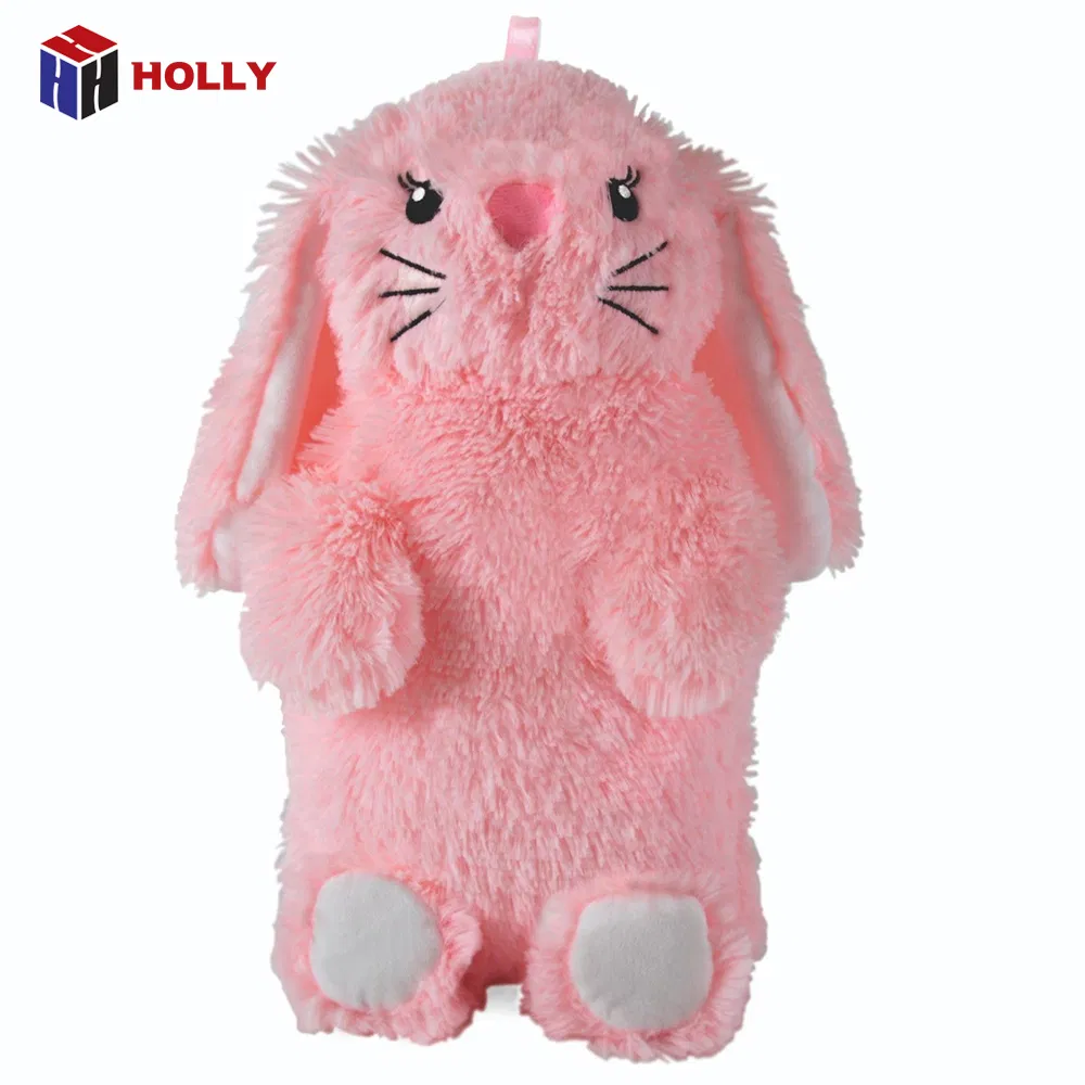 Winter Warm Leakproof Hot Water Bottles with Easy Clean Soft Plush 3D Animal Cover