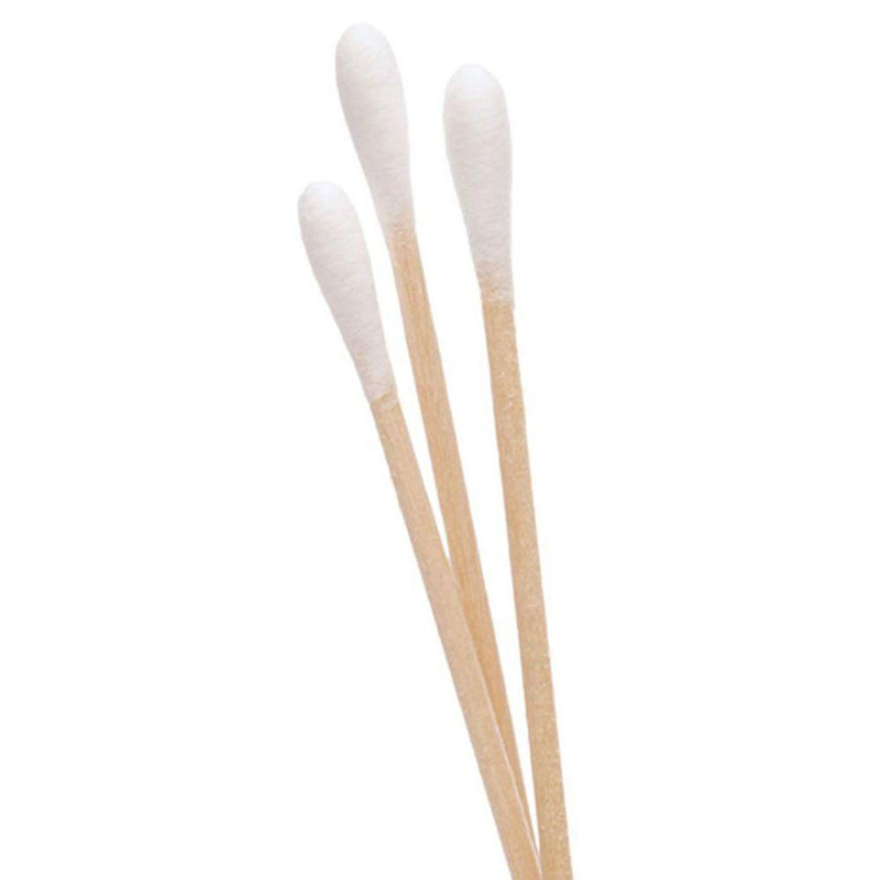 No Plastic Customized OEM Acceptable Organic Bamboo Cotton Bud Baby Cotton Swab