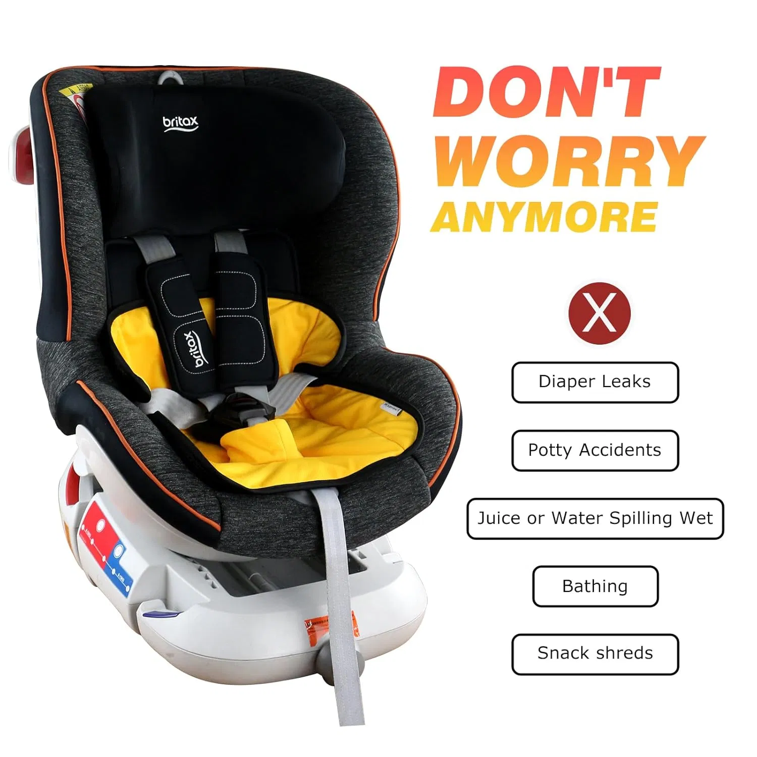 Waterproof Car Seat Liner for Potty Training Toilet