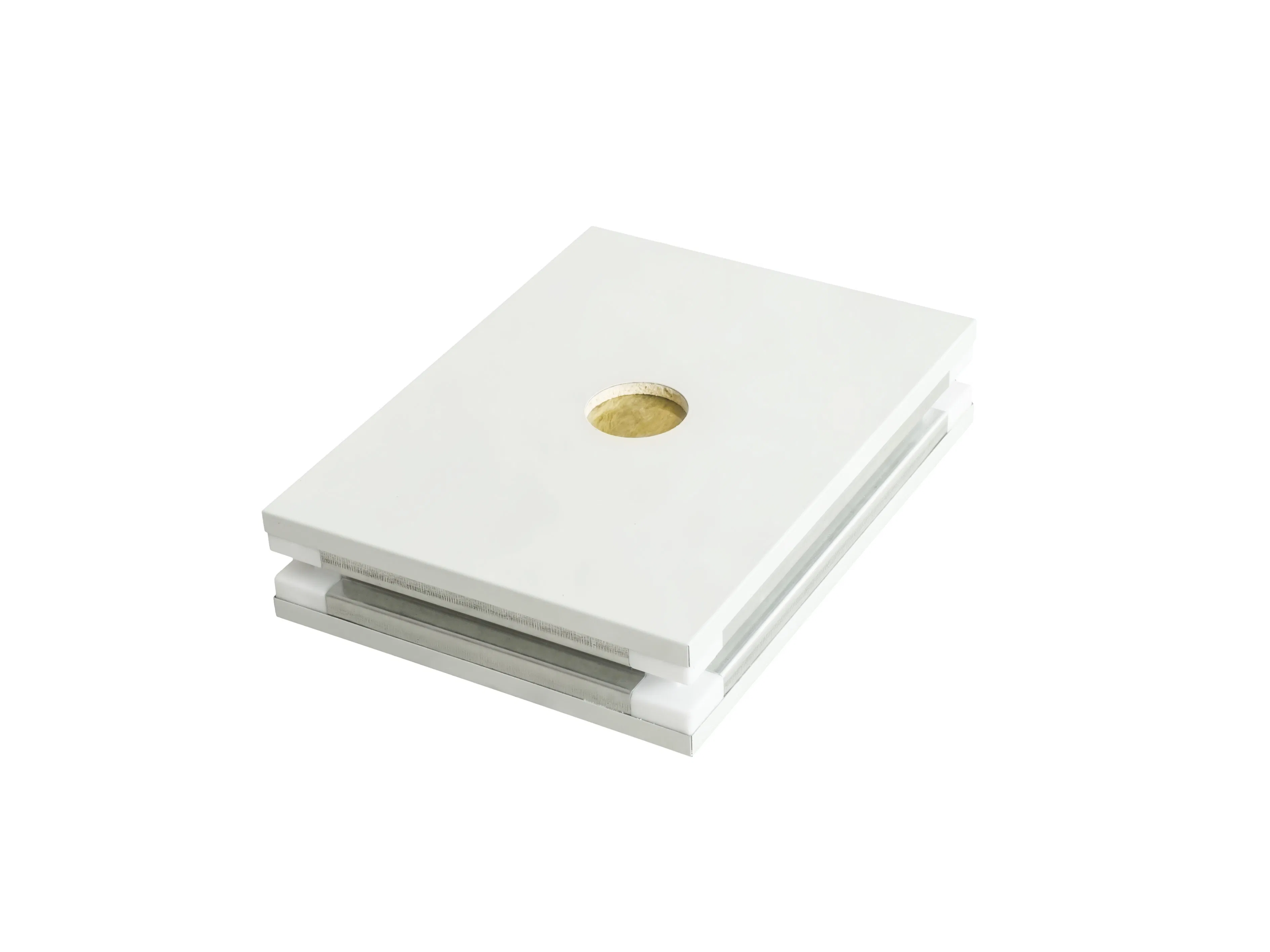 100mm-Thick MGO Rock Wool Sandwich Panel