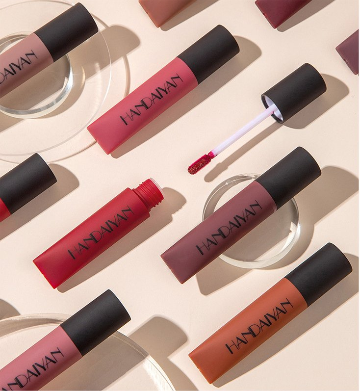 Velvet Matte Air Lipstick Easy to Color Lip Gloss.