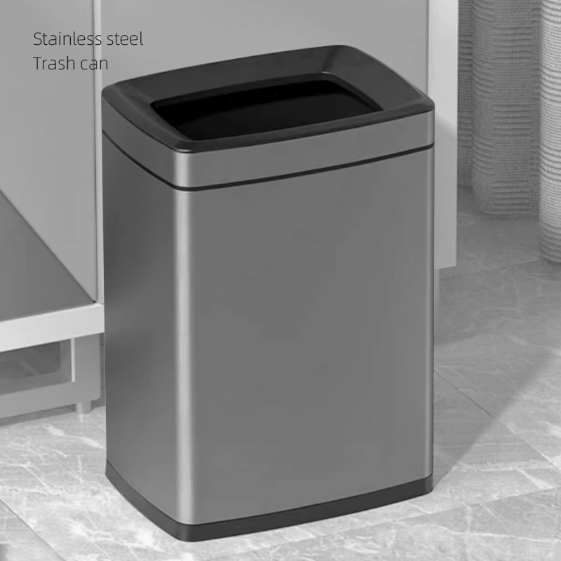 Мусорное ведро из нержавеющей стали с мягкой крышкой