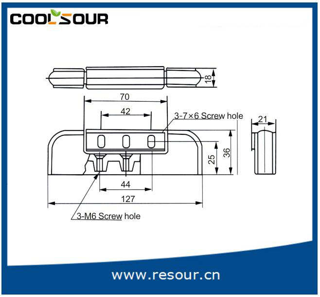 Edgemount Hinges, Cold Room Door Hinge, Dh-1336/Cx-1336, Yl-1336