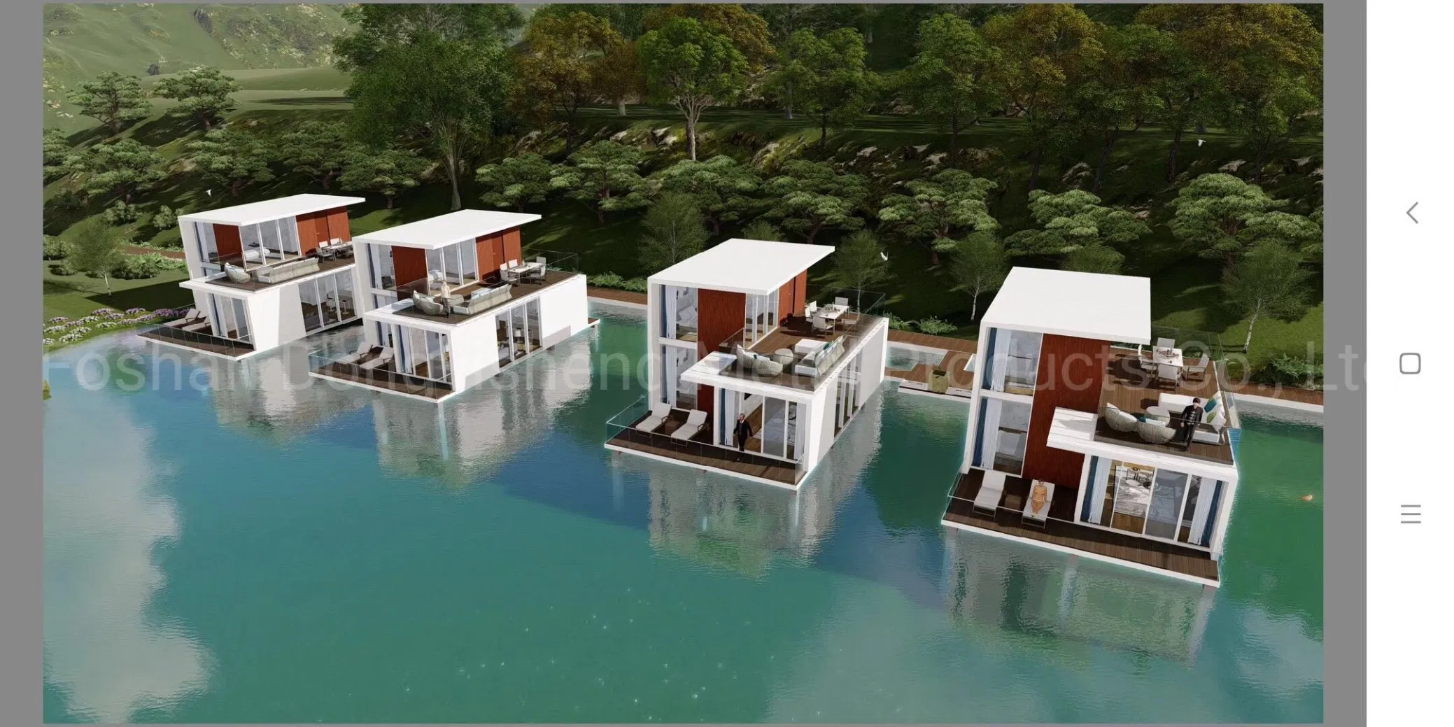 China Modern European Style Villa Prefab Kit House Modular Home/Villa for Export