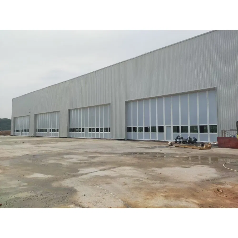Automatic Folding Aircraft Warehouse Fireproof Steel Sliding Hangar Industrial Door Airplane Gate