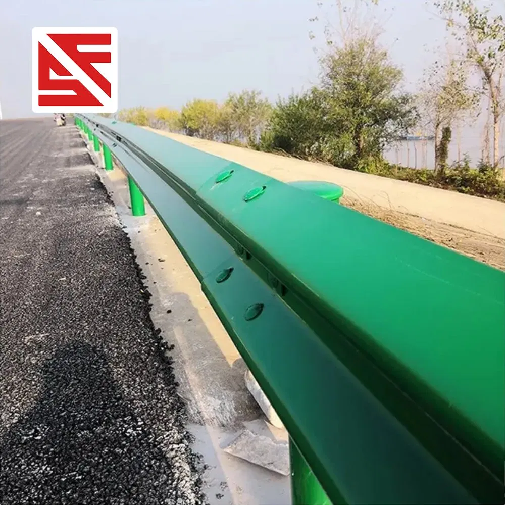 Galvanized Highway W-Beam Guardrail Traffic Crash Barrier for Sale