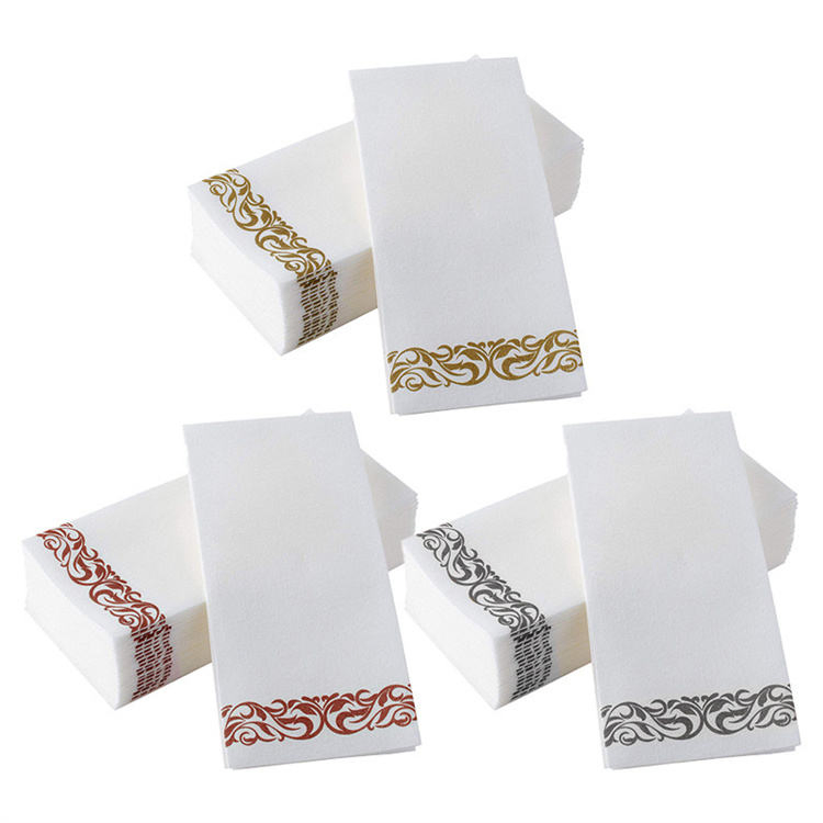 Soft Absorbent Paper Guest Towels Decorative Bathroom Napkins Disposable Hand Towels Dinner Napkins