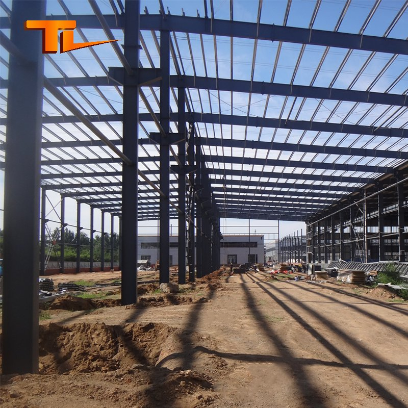 Light Weight Prefab Steel Bodega Construction Steel Shade Structure for Workshop