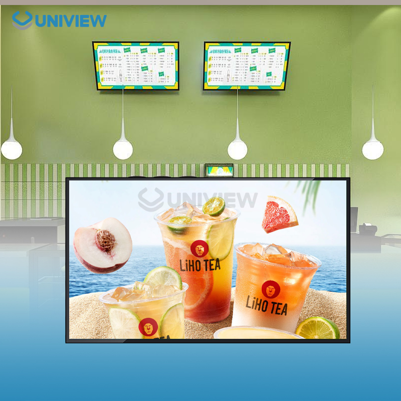 Vertical Simple Shape 43inch HD Monitor Advertising