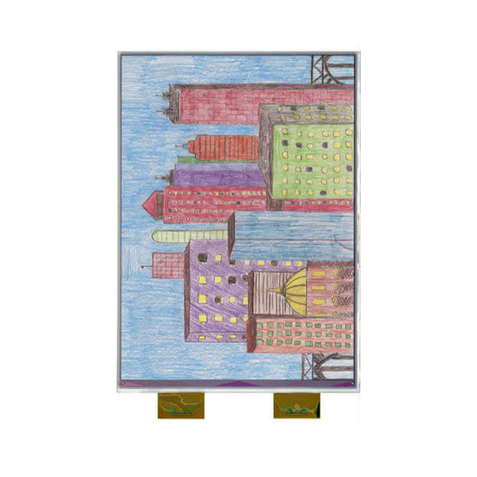 13.3-дюймовый цветной E-Ink дисплей для вывесок