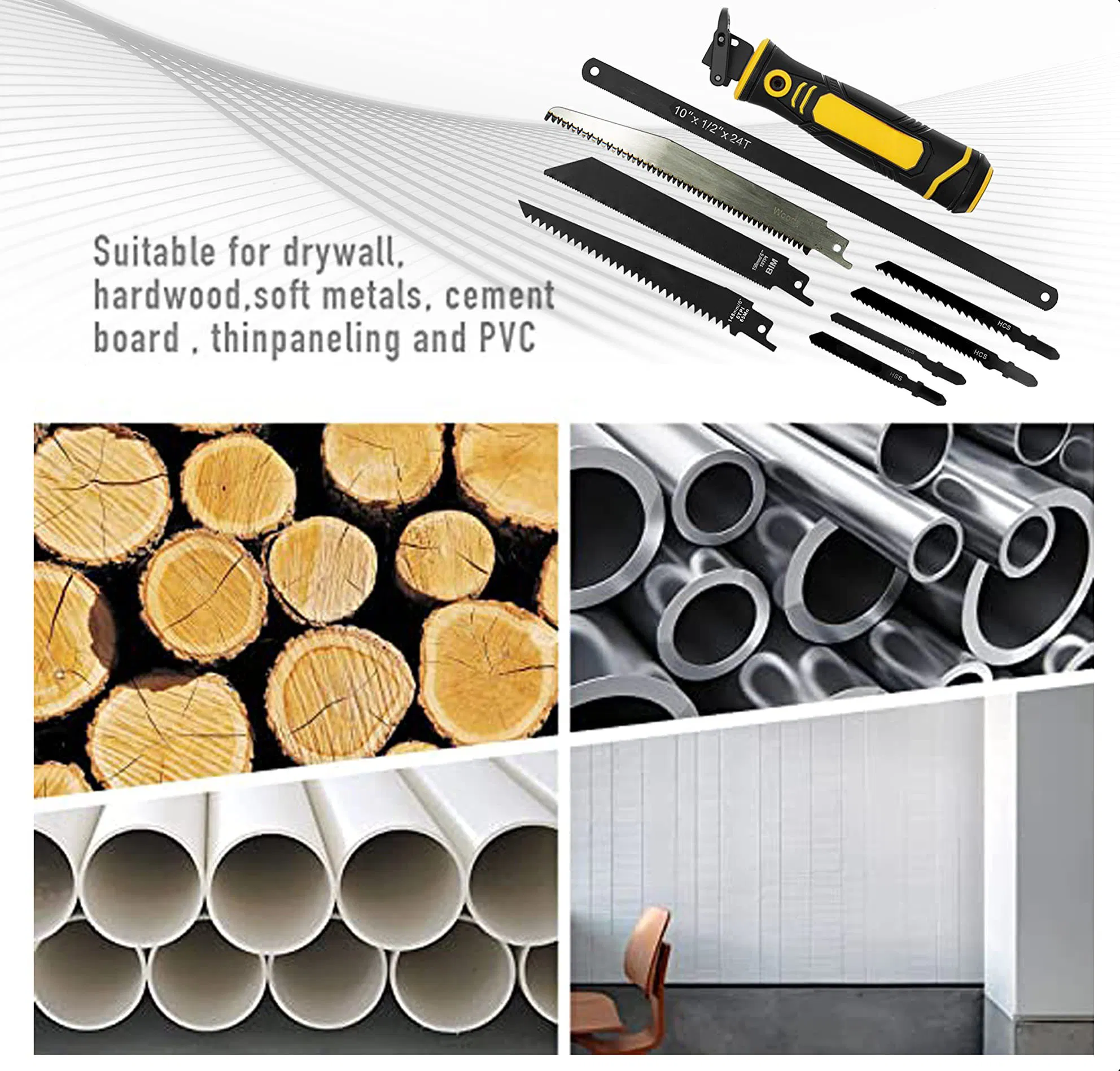 8-in-1 Hand Saw Hacksaw