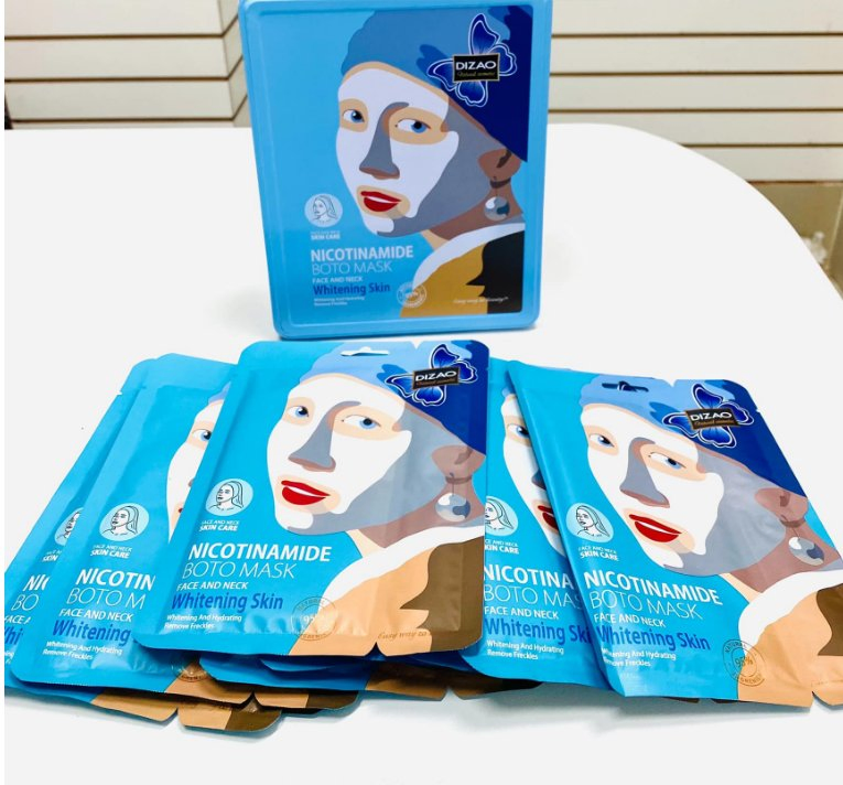 Nicotinamide Boto Whitening and Hydrating Remove Freckles Mask