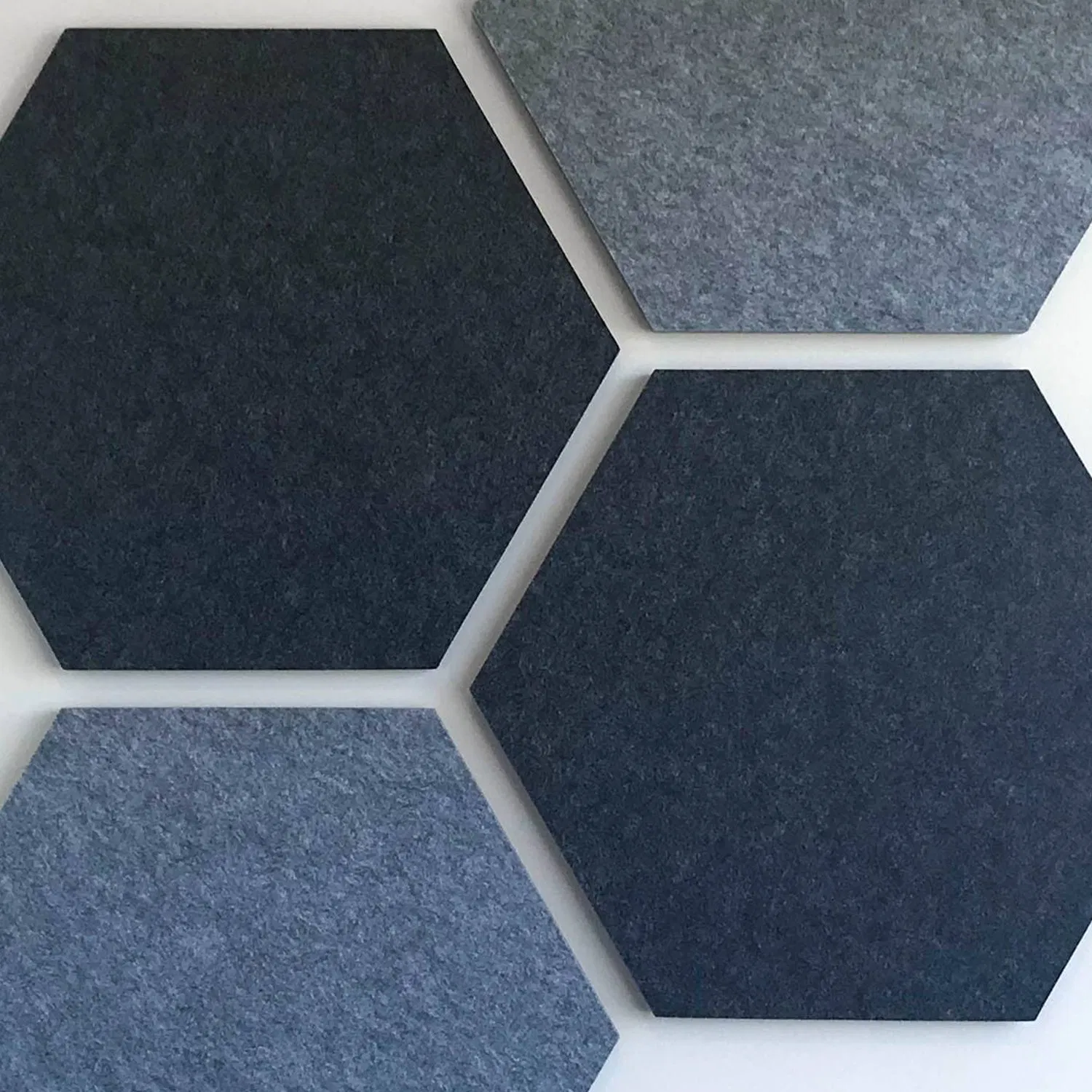 Art Acustic Panel Absorber Board 3D Wall Felt Soundproof Decorative Hexagon Pet Polyester Fiber Acoustic Panels for Office