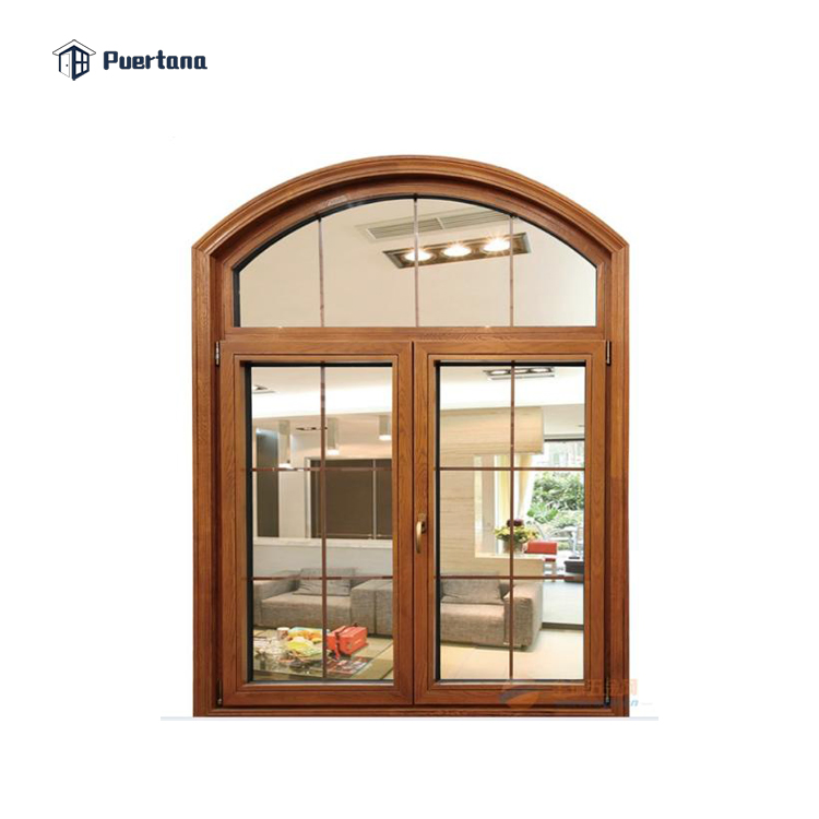 Nfrc Standard Unique Design Waterproof Double Safety Glass Aluminum Wood Wooden Frame Double Glazed Awning Windows