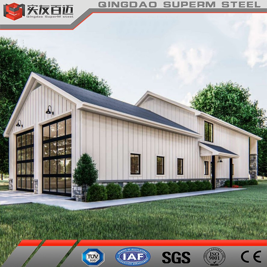 Prefab Industrial Shed Warehouse Building Construction Prefabricated House Trusses Pole Barns