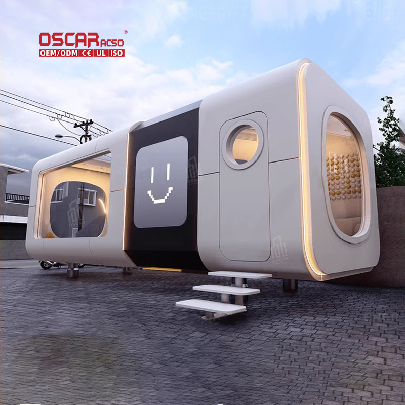 Double Soundproof Sleep Future Capsules China Prefabricated Space House Bedroom Office Hotel Space Capsule House