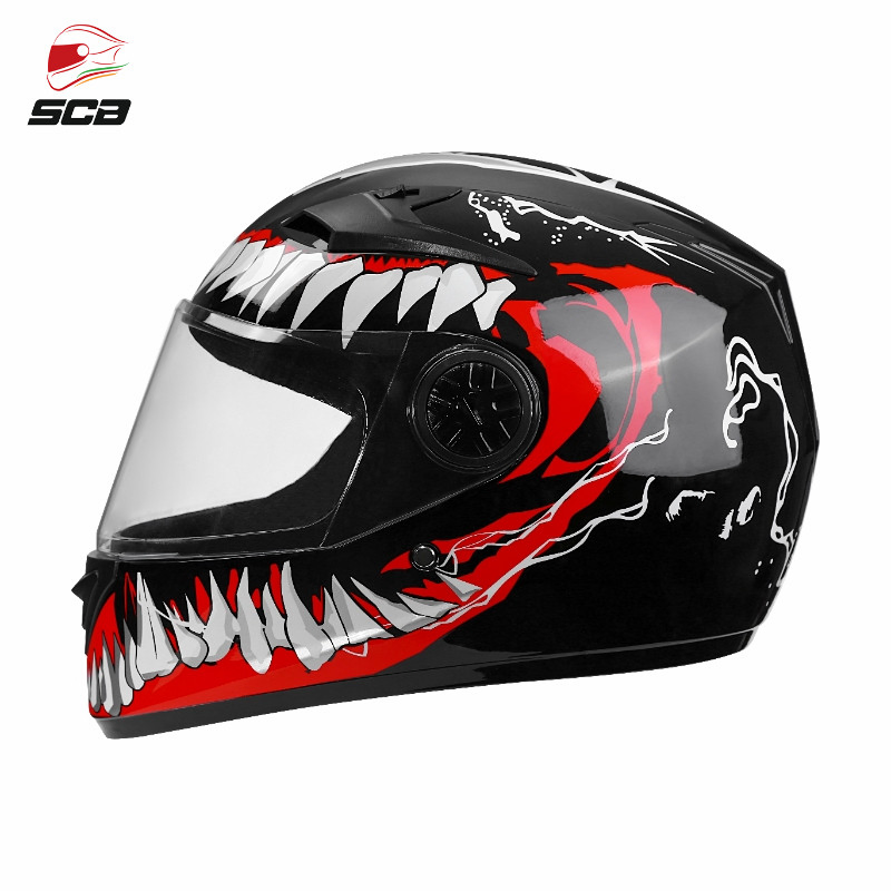Venom Full Face Motorcycle Helmet for Adults, Unisex