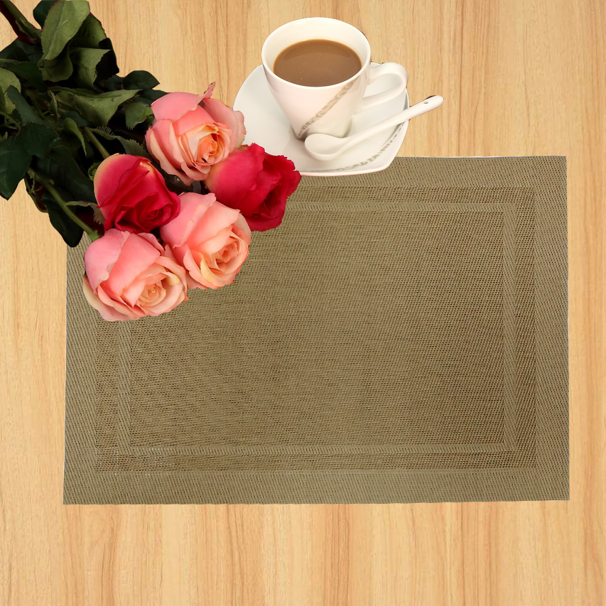 Waterproof PVC Teslin Mat for Dinner Tableware