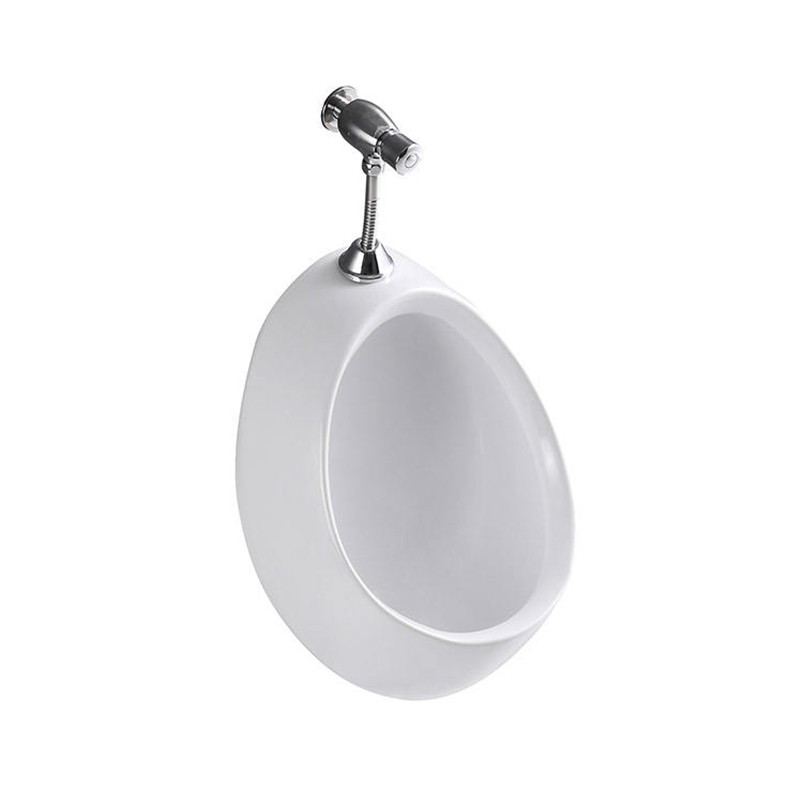 Modern and Sleek Bathroom Oval Urinal High-Quality Ceramic Automatic Flush Sensor Wall Hung Porcelain Wc Flush