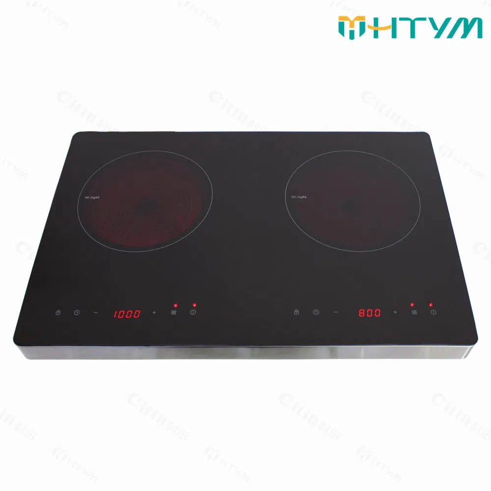 Touch Control High Power Electric Double Ceramic Hob for Versatile Cooking