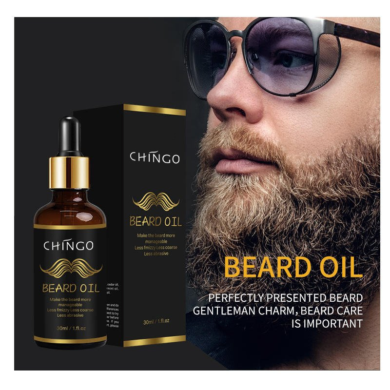 Beard Care Naturally Nourishing Moisturizing Prevents Itchy Beard Growth Oil