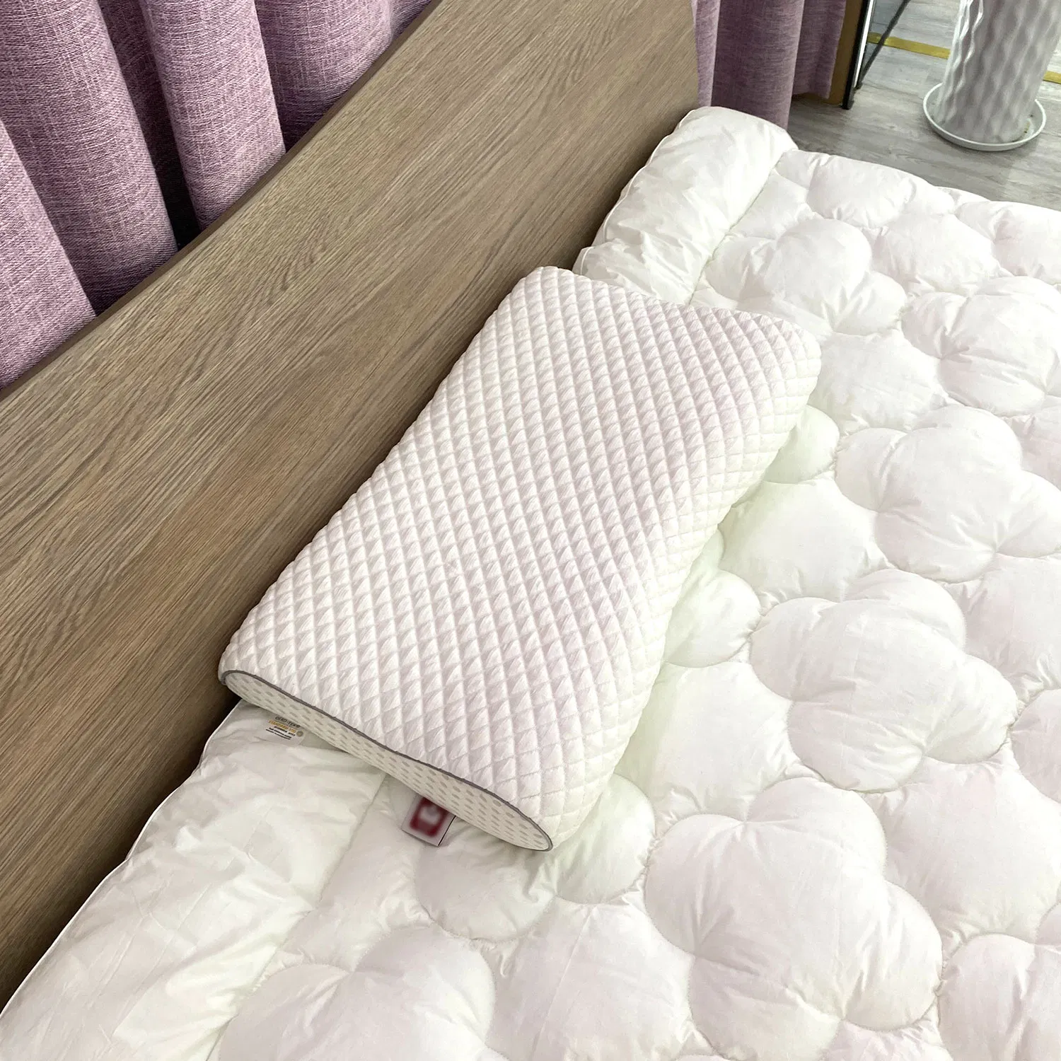 Customized Bedding White Bed Insert Latex Memory Travel Massage Good Smell Hotel Pillow