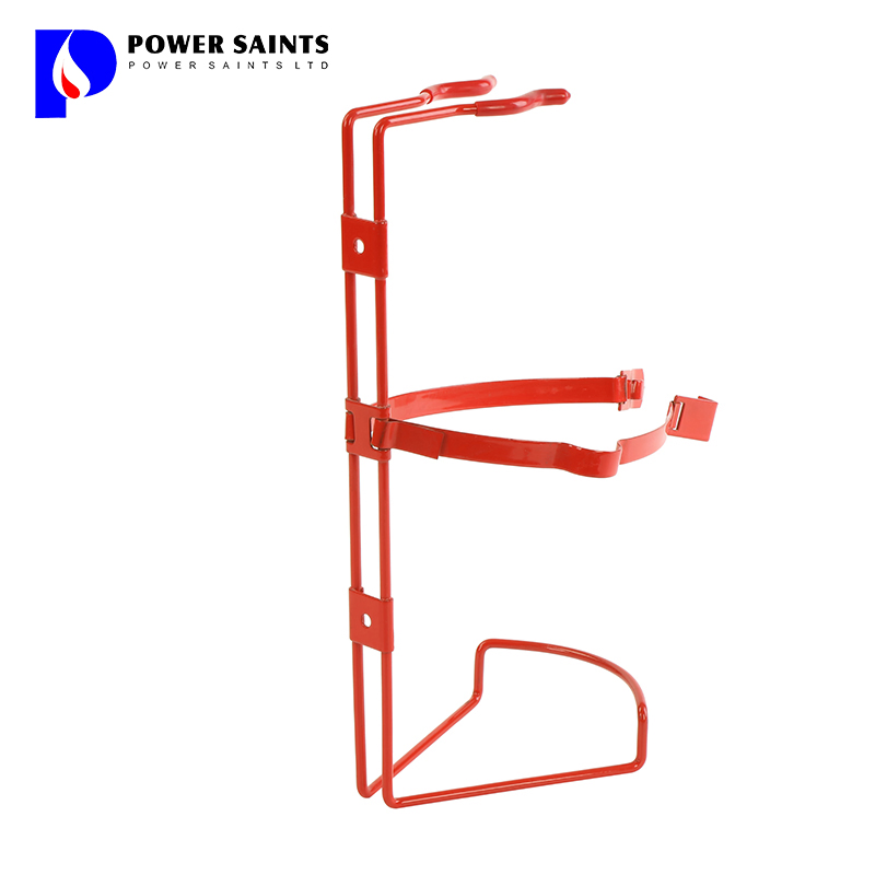 Кронштейн для огнетушителя стальной красный