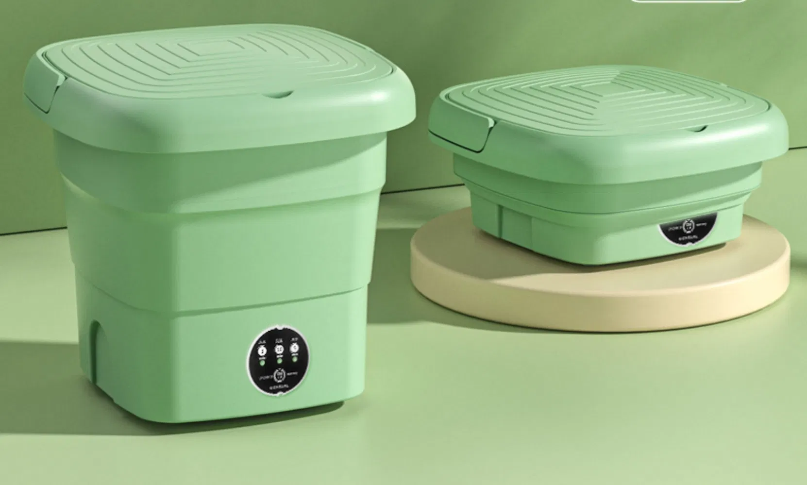 Trendy Convenient Ideal for Student Dorms Folding Portable Mini Washing Machine