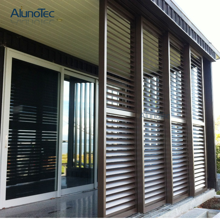 Aluminum Sliding Louver Windows Exterior Sliding Aluminum Louver