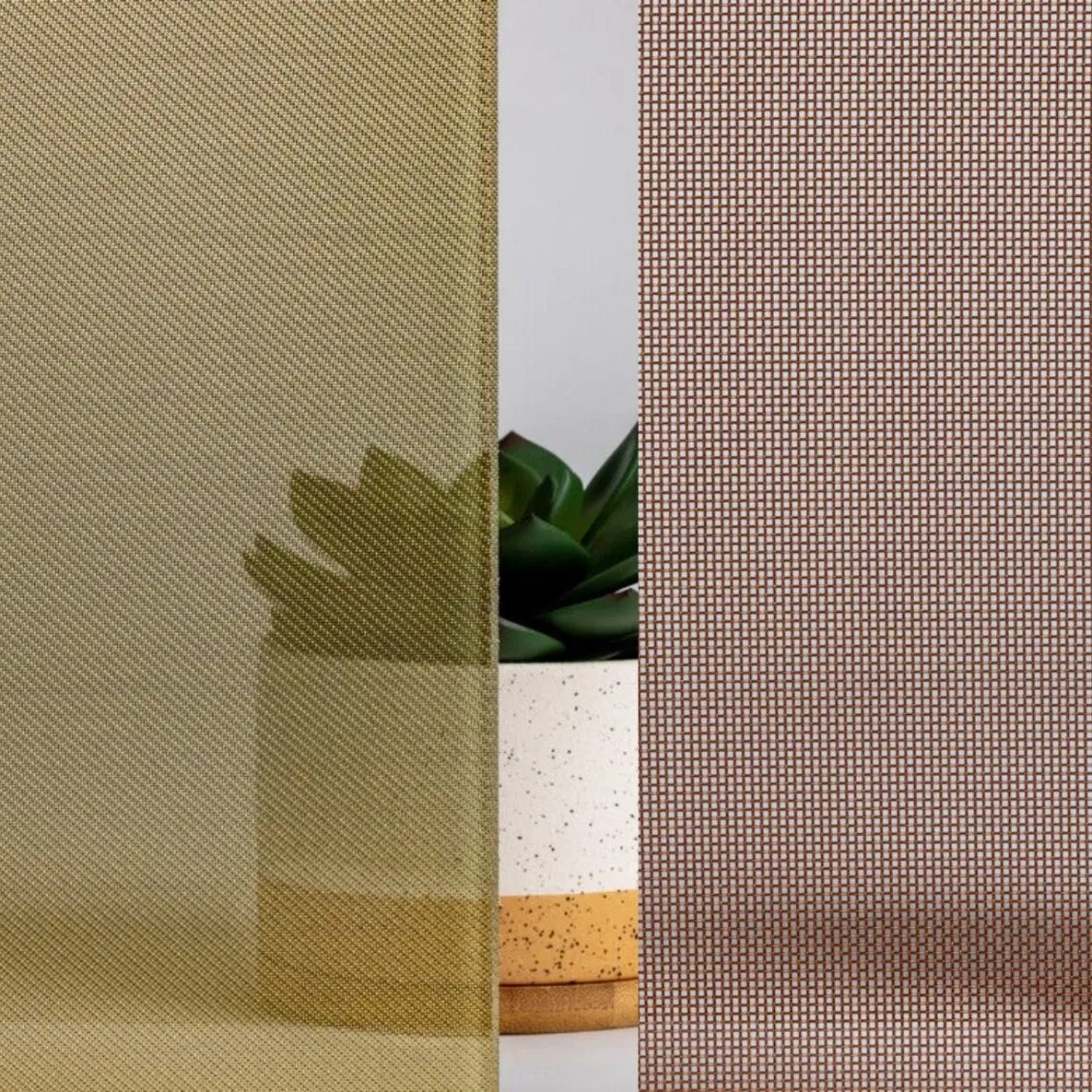 Factory Price Security EVA Laminated Glass Metal Mesh for House/Office Decoration