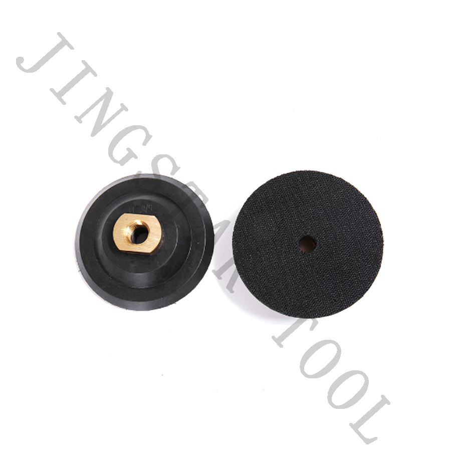 Flexible Marble Polishing Pads Backer Diameter 4" Rubber Backer Pad