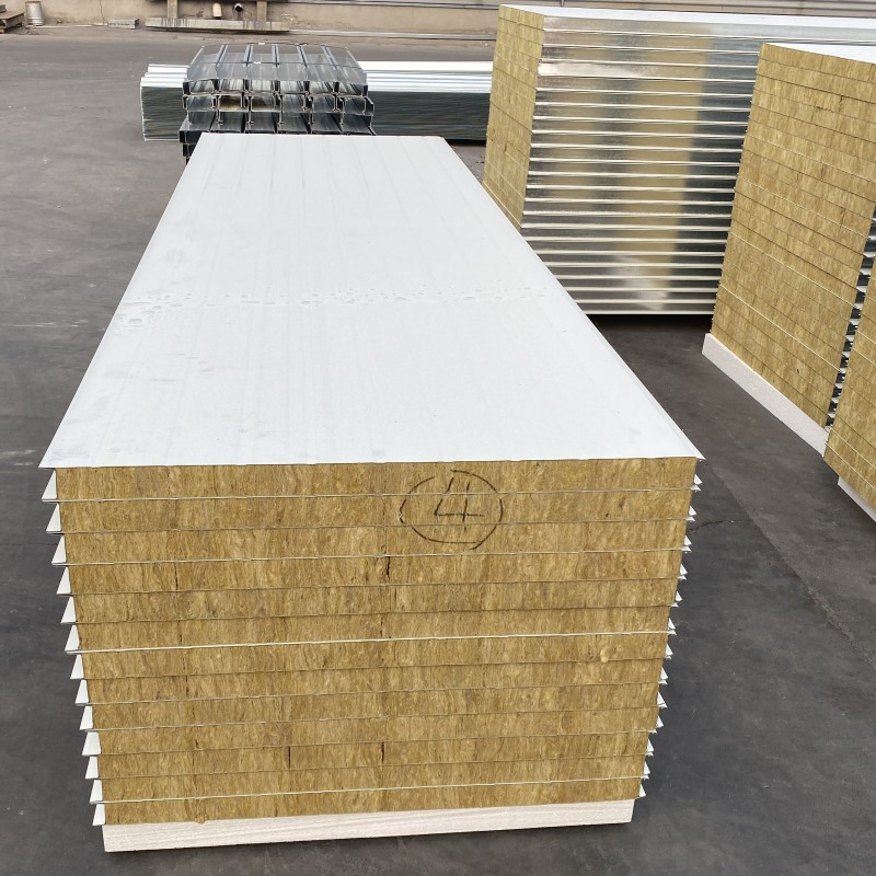 Insulated EPS/Rockwool/PU/Polyurethane Foam Wall Roof Construction Material Sandwich Panel for Warehouse/Workshop/Coldroom/Cleanroom