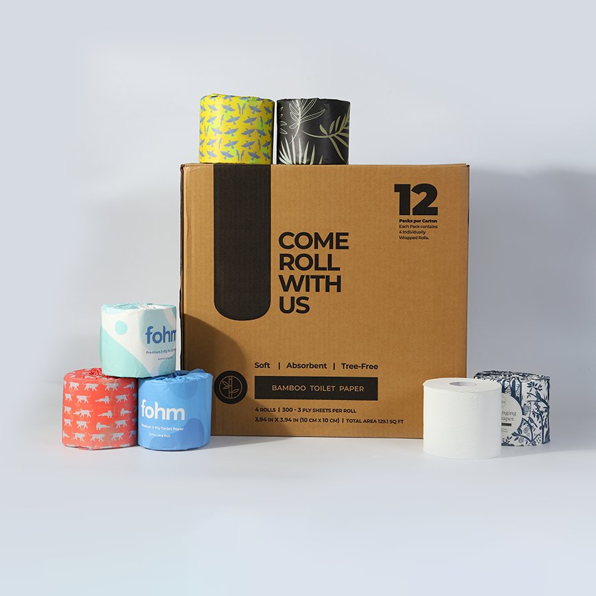 Best Price 2/3/4ply Soft Premium Customized Brand Various Package Hygienic Bamboo Toilet Tissue Paper Roll for Bathroom