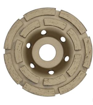 Premium Double Row Diamond Cup Grinding Wheel for Concrete