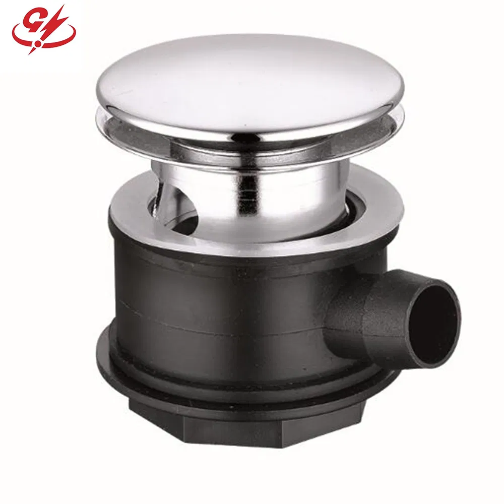 Plastic Nut Basin Pop up Brass Basin Drain with Round Mushroom Cap