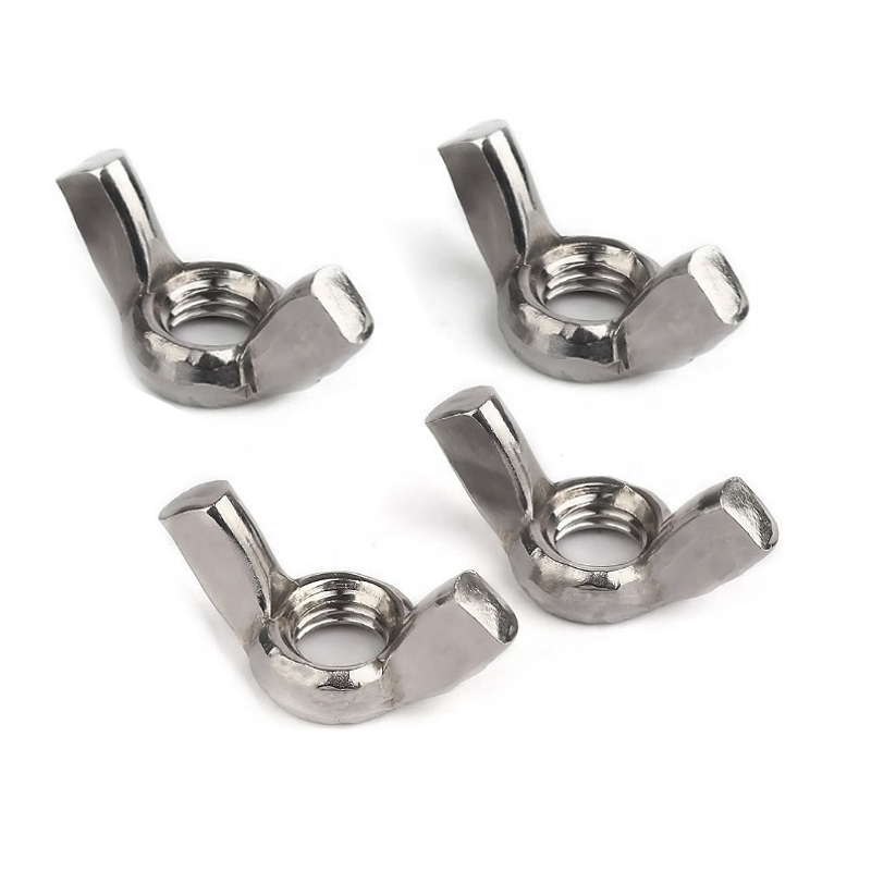 DIN315 Stainless Steel 304 316 Carbon Steel Grade 4.8 8.8 10.9 Zinc Plated Wing Bolts Wing Nuts