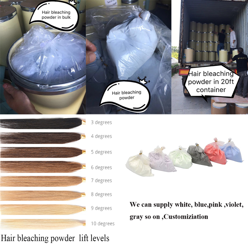 2025 Hot Sell Hair Color Bleaching Powder Dust Free Hair Bleaching Powder in Bulk