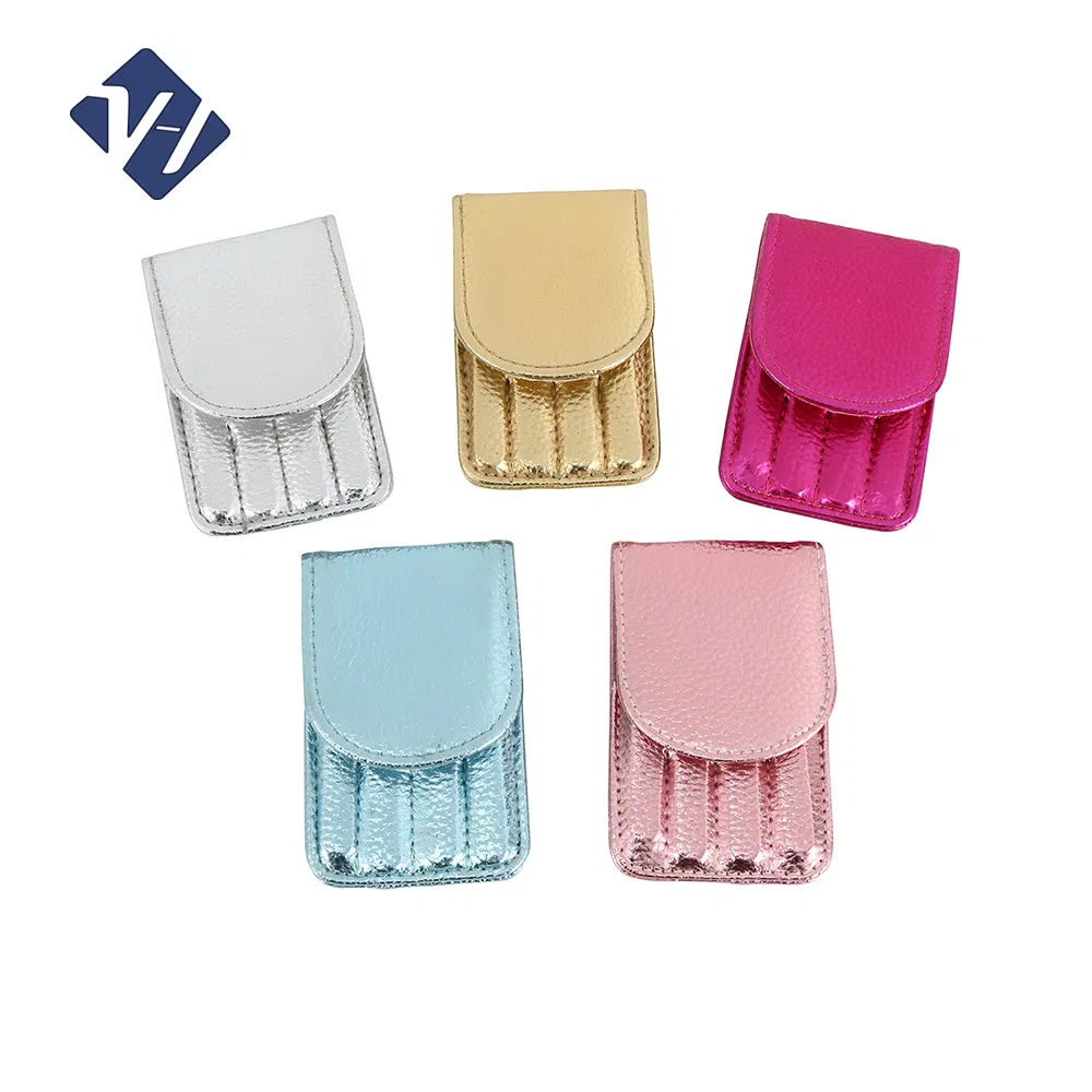 High End Stainless Steel Slanted Pointed Tip Type Eyelash Eyebrow Tweezers Set