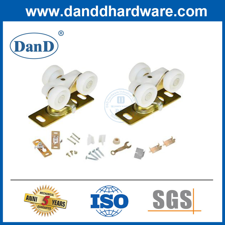 Easy Mount Heavy Duty Sliding Barn Door Hardware Kit Accessories Wheel