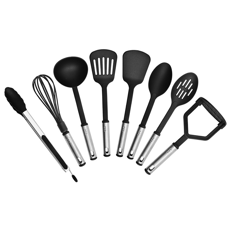 Stainless Steel Kitchen Cooking Nylon Tool Nylon Spoon Nylon Spatula Whisk