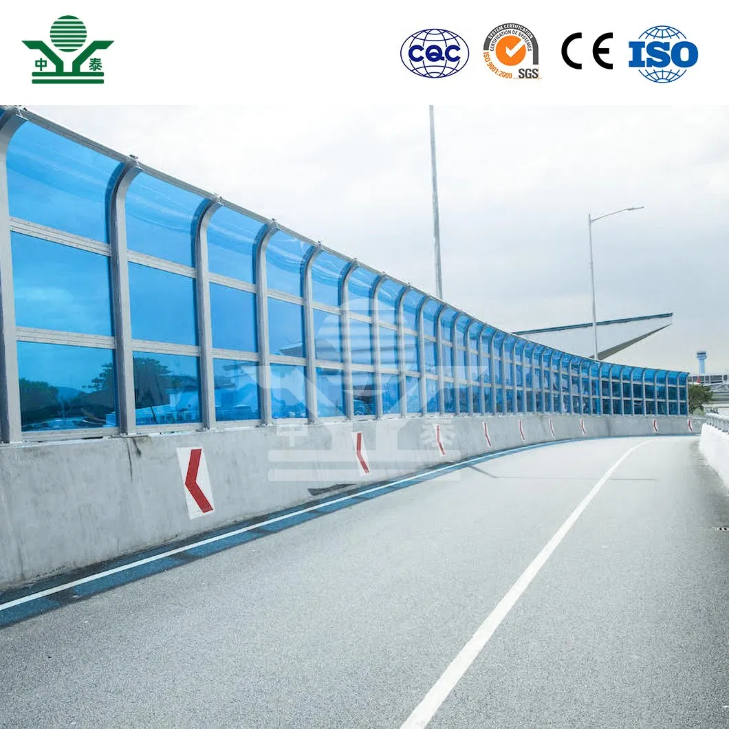 Zhongtai Sound Proof Wall Barrier China Factory Temporary Acoustic Fencing 2960*500*80 Bridge Sound Barrier