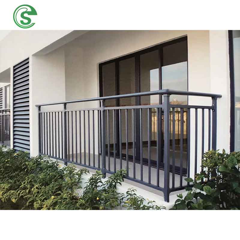 High Quality Modern Iron Stair Railing Balustrade Handrail Guardrail Railing for Outdoor