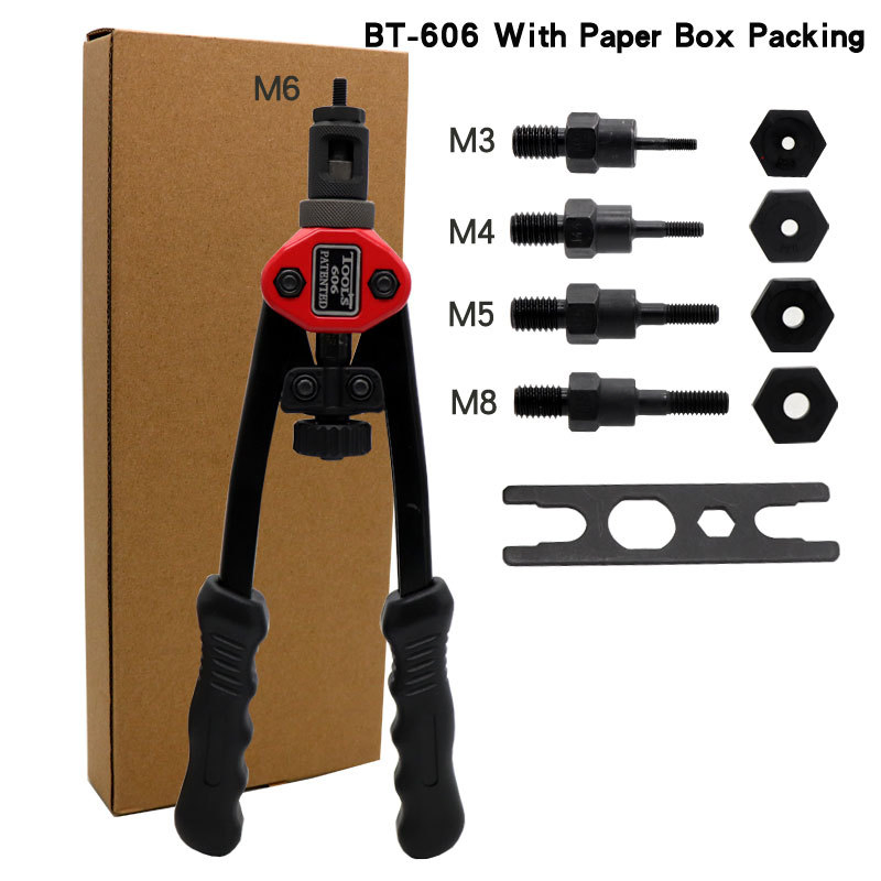 High Quality Bt605 Bt606 Hand Riveter Gun Auto Rivet Tool Manual Rivet Nut Gun