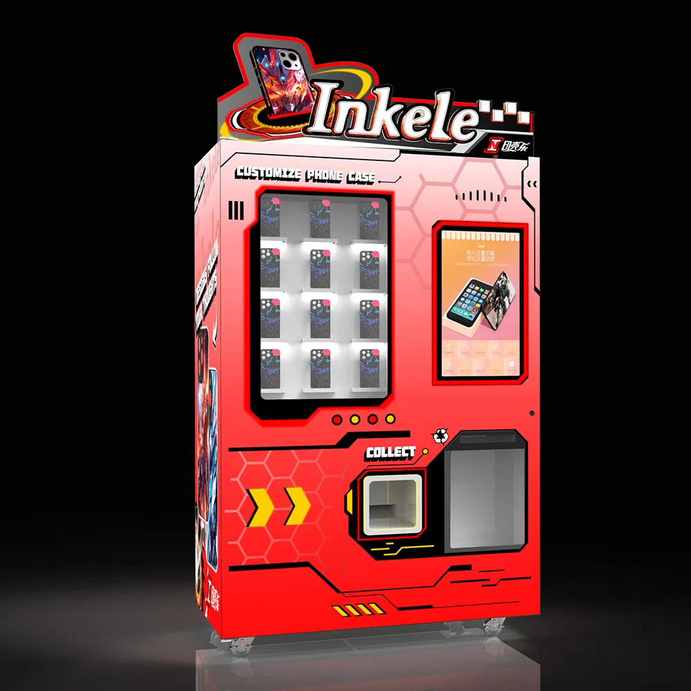 OEM DIY Customized 3D UV Printer Commercial Full Automatic Print Cell Phone Case Slef Printing Vending Machine