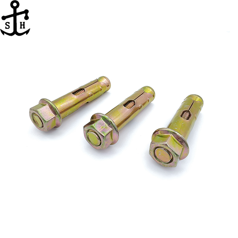 Анкерные болты с шестигранной головкой, оцинкованные