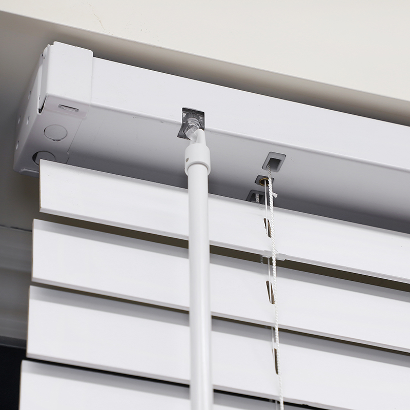 Cordless Fauxwood Blinds 2'' Blinds for Home Decoration Window Coverings Markets Venetian Blinds