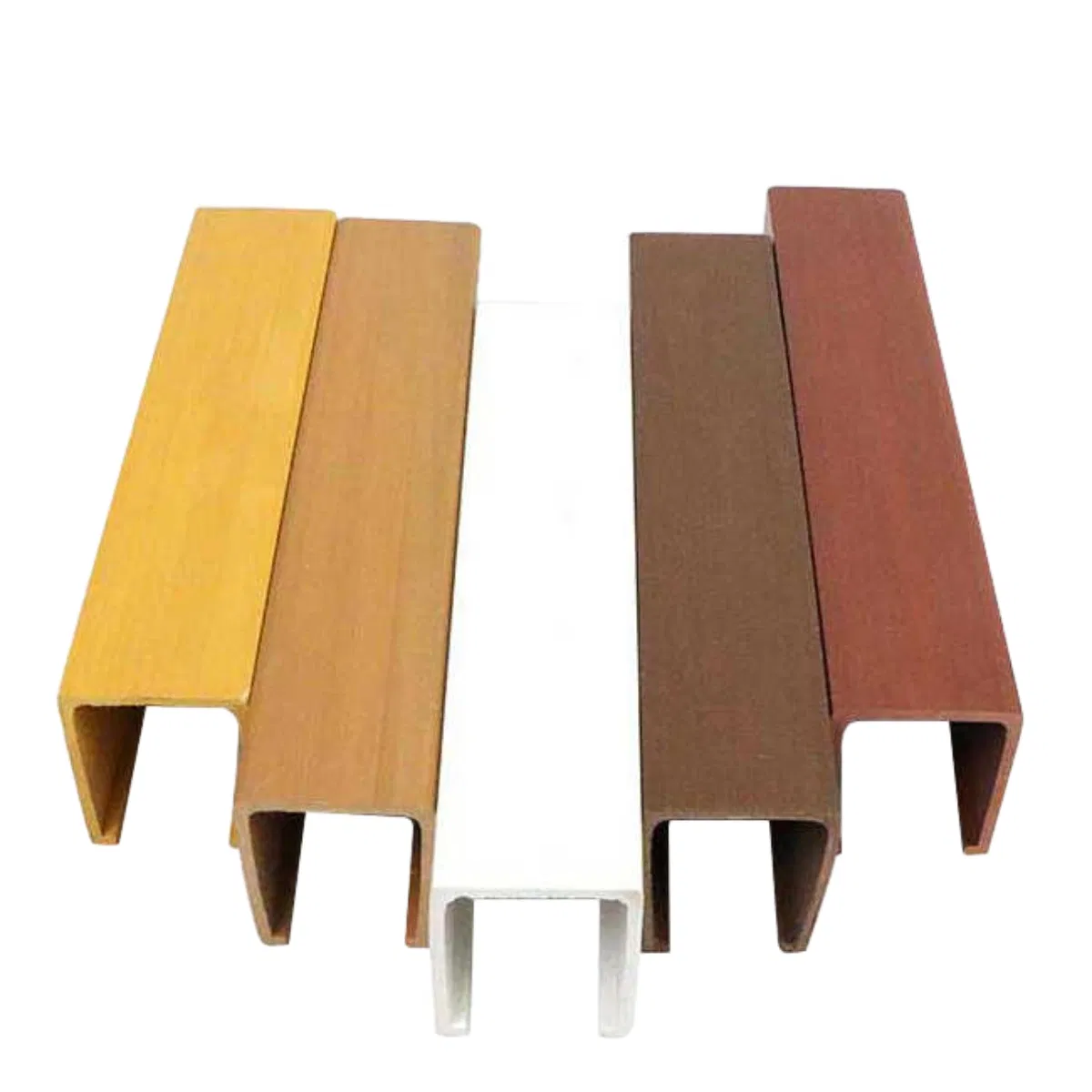 Versatile WPC Ceiling - Quick Installation, Wooden Grain, Moisture Resistant