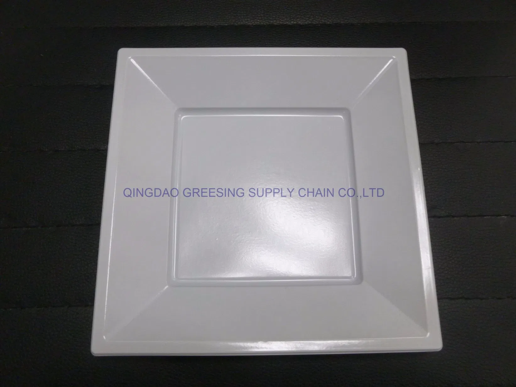 23cm Disposable Plastic Square Plate 9" Dinnerware Tableware