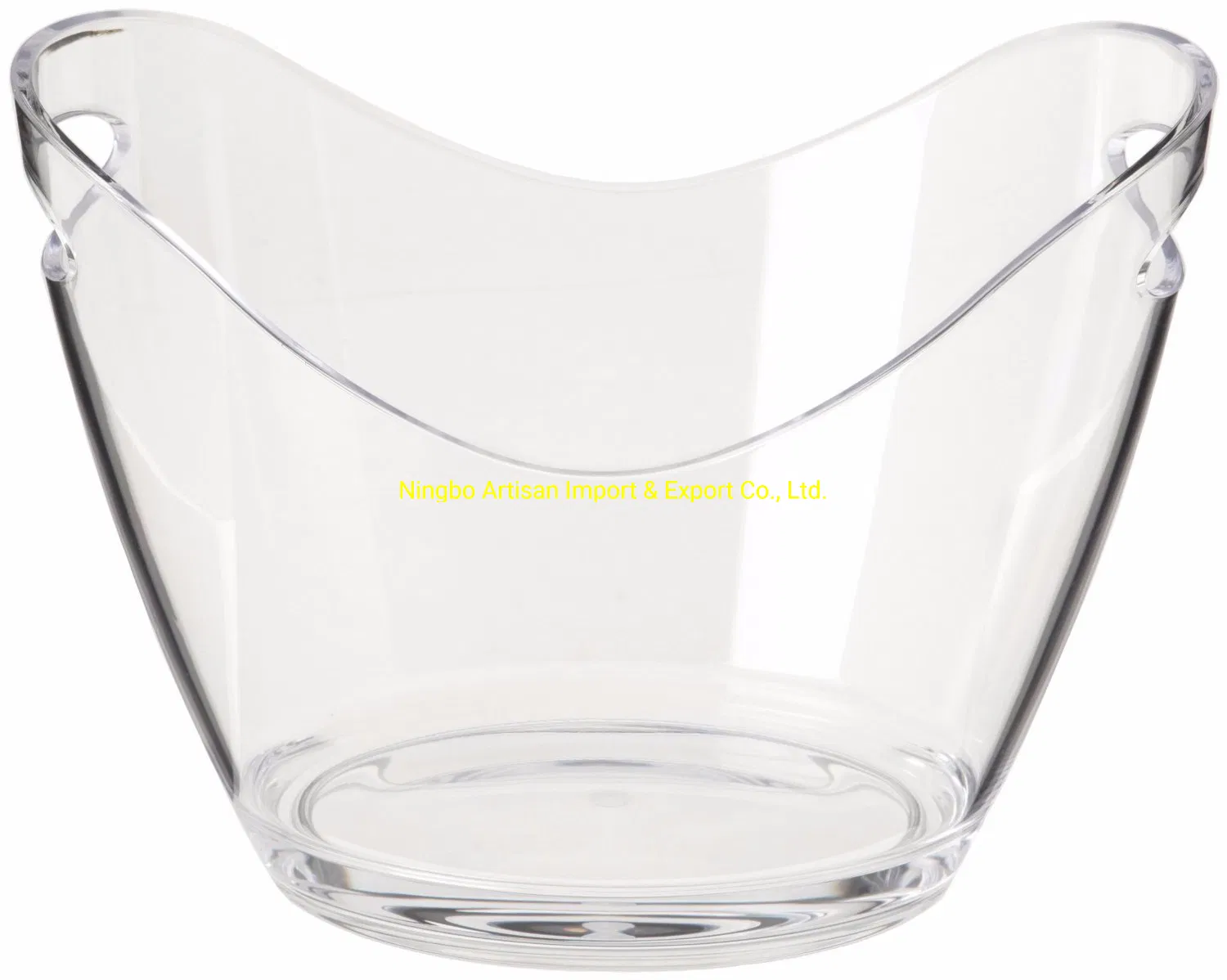 China Manufacturer High Quality Transparent Acrylic 3.5L Ice Bucket (FDA+LFGB)