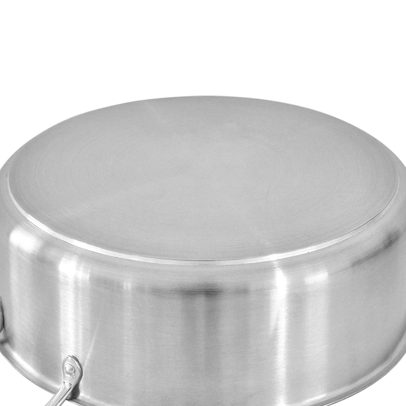 Enduring Quality Deep Design Double Handles Stainless Steel Casserole Pot